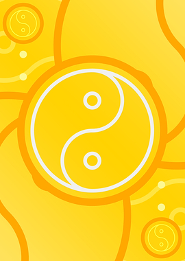 Happy Yellow Orange Glyph