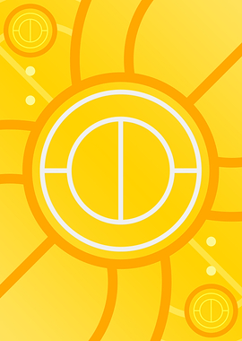 Happy Yellow Orange Glyph