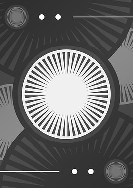 White and Gray Geometric