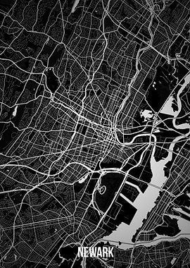Newark dark map