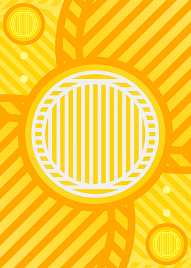 Happy Yellow Orange Glyph