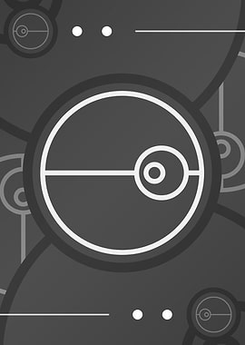 Steel Gray Geometric Glyph