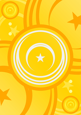 Happy Yellow Orange Glyph