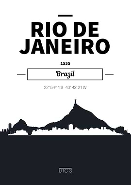Rio De Janeiro skyline