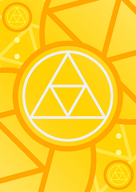Happy Yellow Orange Glyph