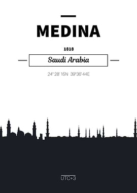 medina Saudi Arabia poster