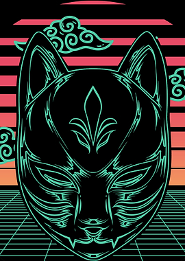 Kitsune Fox Mask Sythwave