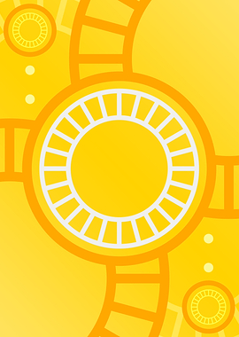 Happy Yellow Orange Glyph