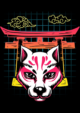 Kitsune Fox Mask Torii