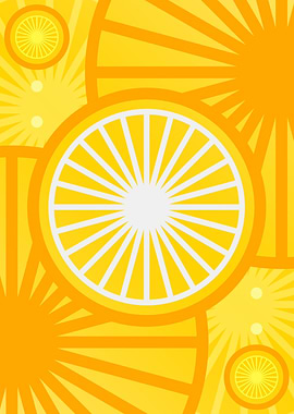 Happy Yellow Orange Glyph