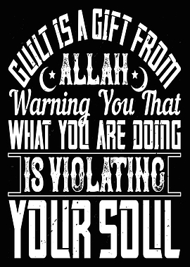 Lettering for Faith Muslim