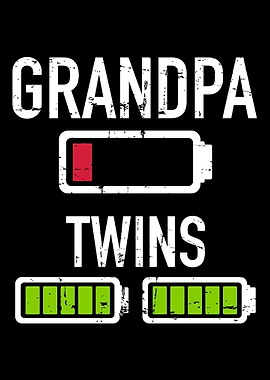 Grandpa low battery twins