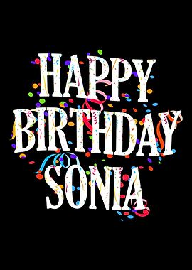 Happy Birthday Sonia