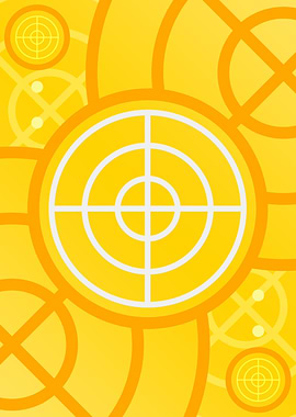 Happy Yellow Orange Glyph