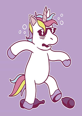Unicorn cute hangover