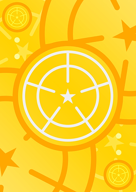 Happy Yellow Orange Glyph
