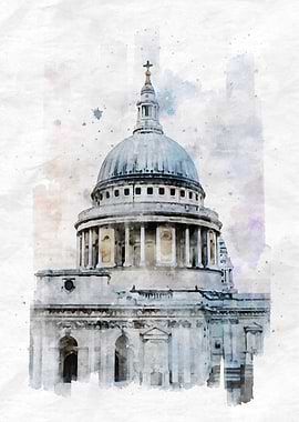 St Pauls Cathedral Paint