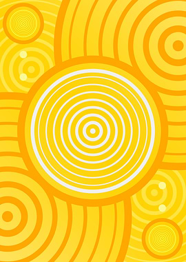 Happy Yellow Orange Glyph