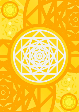 Happy Yellow Orange Glyph