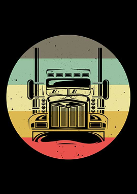 Retro Truck Driver
