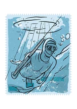 Spearfishing Diver Spear