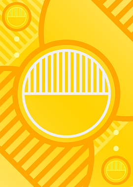 Happy Yellow Orange Glyph