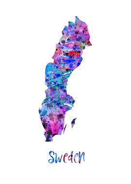 Sweden map