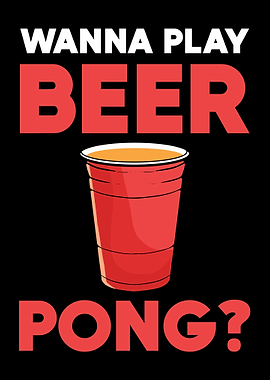 Beer Pong Drinking