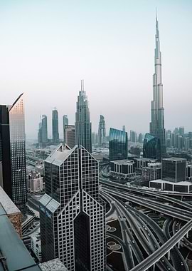 Dubai City Skyline