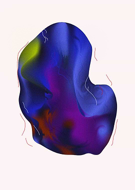 Abstract Baugasm painting