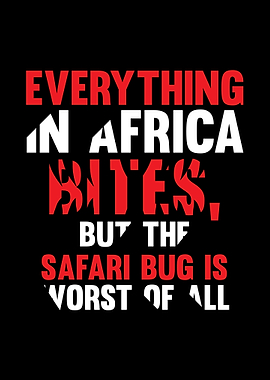 Safari Africa Saying