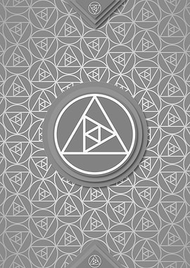 Geometric Glyph Pattern