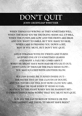 Dont Quit