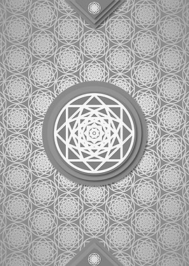 Geometric Rune Pattern Art