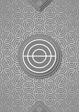 Geometric Glyph Pattern