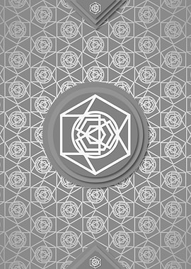 Geometric Rune Pattern Art