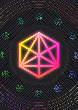 Neon Glyphs Mandalas Runes