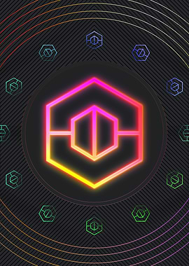 Neon Glyphs Mandalas Runes