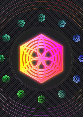 Neon Glyphs Mandalas Runes