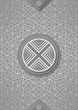 Geometric Rune Pattern Art