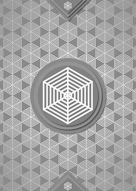 Geometric Sign Pattern Art