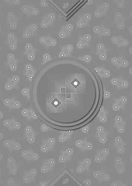 Geometric Rune Pattern Art