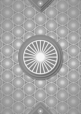 Geometric Rune Pattern Art