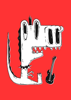 PUNK ROCK DINOSAUR