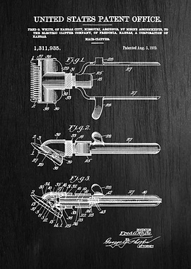 34 Hair Clipper Patent
