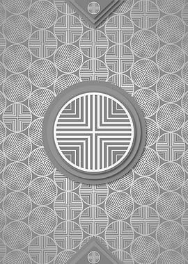 Geometric Rune Pattern Art