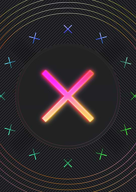 Neon Glyphs Mandalas Runes