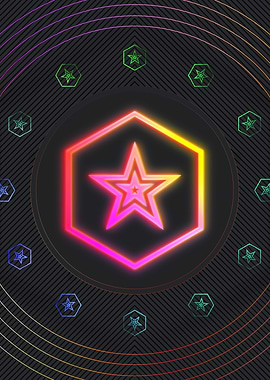 Neon Glyphs Mandalas Runes