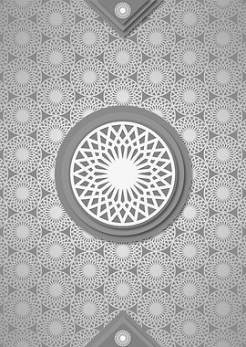 Geometric Rune Pattern Art