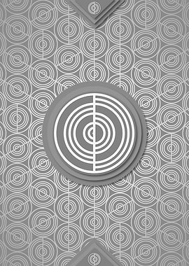 Geometric Glyph Pattern